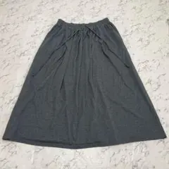 chocol raffine robe ポケット付き フレア ロング スカートのサムネイル