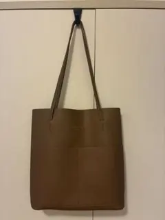 ブラウンレザー トートバッグ