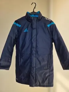 adidas ベンチコート ネイビー サッカー140サイズ