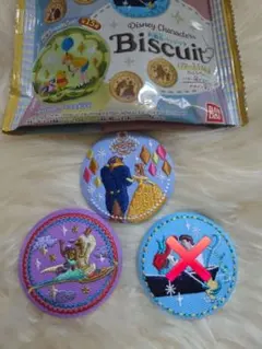 ディズニー刺繍ピンバッジ プリンセス 2点セット