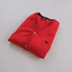 Burberry バーバリー 赤のボタン付きカーディガンのサムネイル