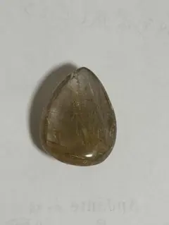 ロイヤルオークション】大粒！モルダバイト 穴あきドロップルースF(SA