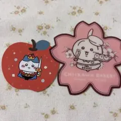 ちいかわベーカリー コースター うさぎ ハチワレ 桜