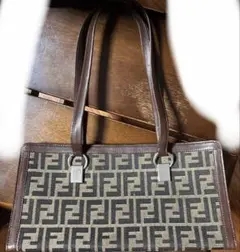 FENDI ズッカ柄 ハンドバッグ ヴィンテージ