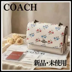 【新品・未使用】貴重COACH フローラル ハンドバッグ 新品未使用 クリスマス