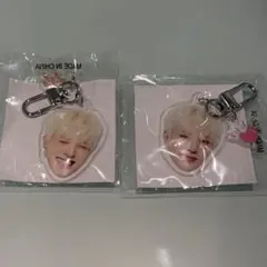 TREASURE カプセルトイ 顔アクキー 喜 楽 ジョンファン