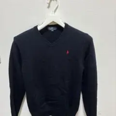 Polo by Ralph Lauren Vネックニット ブラック 150