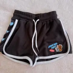 トムとジェリー ショートパンツ 90サイズ 黒 ミニ ハーフパンツ かわいい