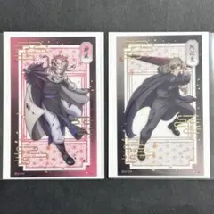 銀魂 -吉原大炎上- クリアシートコレクション　神威　阿伏兎　2点