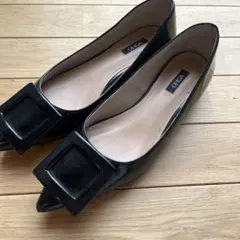 OHGA エナメルパンプス　ブラック　24