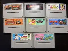 【まとめ売り】スーパーファミコン ゲーム8本セット