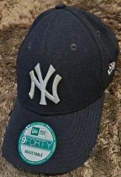 【美品】 ニューエラ ヤンキースニューエラキャップ　ネイビー　フリーサイズ