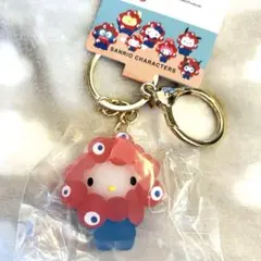 万博　サンリオ　ミャクミャク　クリア　キーホルダー　キティ