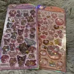 サンリオ　キティ　うるちゅるポップシール2シートセット