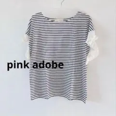 pink adobe お袖フリルニット カットソーのサムネイル