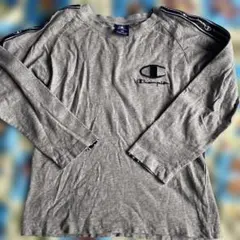 Champion 長袖カットソー 140 グレー