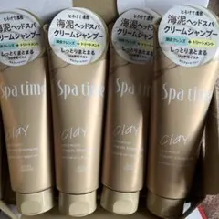 スパタイム　Spa time クリームシャンプー 250g リッチモイスト4個のサムネイル