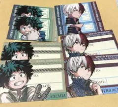 緑谷　轟　僕のヒーローアカデミア　十傑　ミニレター　ミニレターセット　ヒロアカ