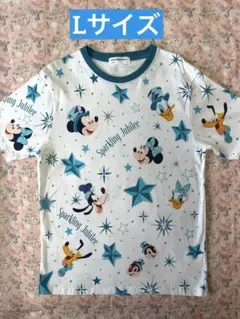 【Lサイズ】tシャツ　ディズニーシー　スパークリング ジュビリー 25周年