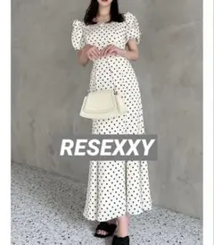 RESEXXY♡ バブルスリーブマーメイドワンピース