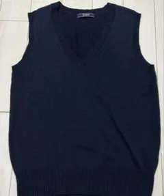 ネイビー Vネック ニット スクールベスト 制服