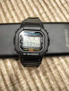 CASIO G-SHOCK DW-5600E FOX FIRE ブラック稼動品