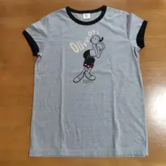 ユニクロ　オリーブ・オイル Tシャツ グレーのサムネイル
