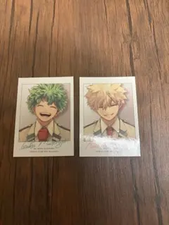 僕のヒーローアカデミア 最強ジャンプ特典　ステッカー　緑谷　爆豪　2枚セット