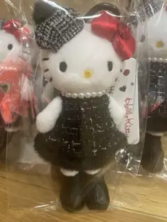 ハローキティ スタイルアップマスコット ドットドレス KT55-14