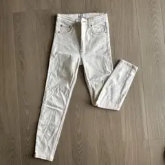ZARA ホワイト スキニーデニム EUR34