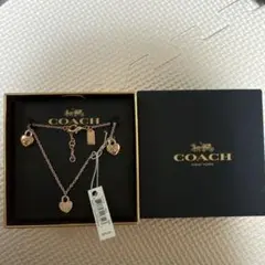 COACH ローズゴールド ハートブレスレットのサムネイル