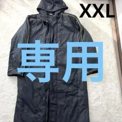 Nike ナイキ フード付きベンチコート ボア キルティング デカロゴ 2XL