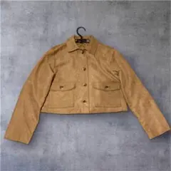 スウェード ショートジャケット