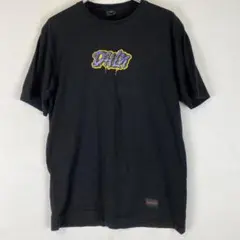 黒 グラフィックプリント Tシャツ サイズXXL
