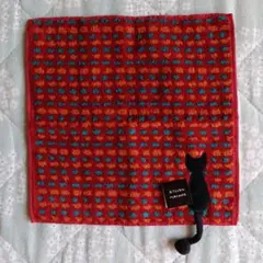 Atsuko Matano タオルハンカチ 猫モチーフ
