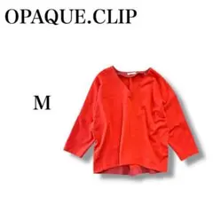 『オペークドットクリップ』 Vネックカットソー 【38/M】 ゆったり シンプル