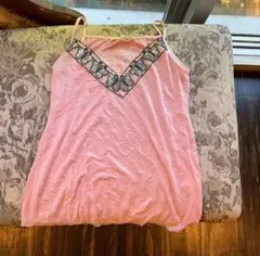 Y2K . ⋆ ✰ 蝶 キャミソール　ピンク