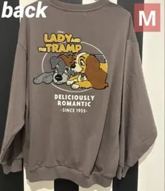 新品 ディズニー わんわん物語 レディ トランプ 長袖 トレーナー M