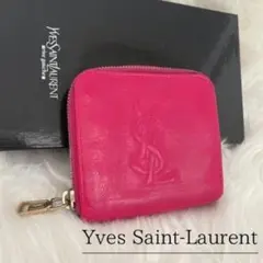 2025年最新】Yves Saint Laurent カラー：ピンク系 二つ折り財布