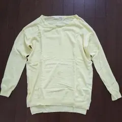 あ(๑•ᴗ•๑)こ★様専用♪シューラルー♪爽やかなレモン色綿ニット♪