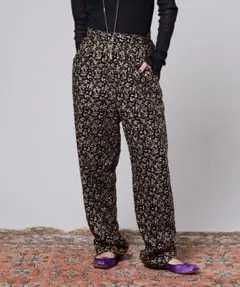 IENA LA BOUCLE レーヨンサテンフリルパンツ イエナ - メルカリ