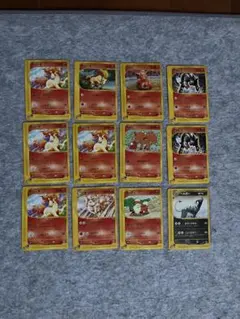 ポケモンカードe 炎・悪タイプ 12枚セット