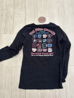 長袖カットソー 黒