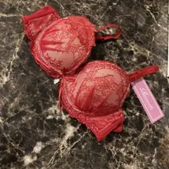 ら*ら様 レース.レッド　ブラジャー　B65