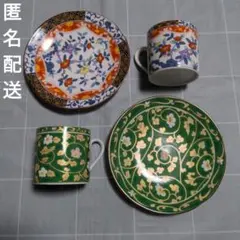 花柄 コーヒーカップ ソーサー セット 陶器製