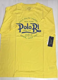 RALPH LAUREN POLO-RL半袖グラフィックＴシャツL/G イエロー