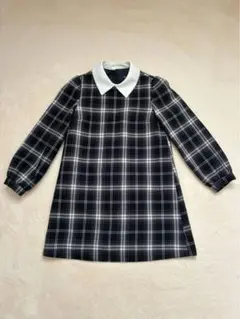イーストボーイ　襟付きワンピース　チェック柄　フォーマル　卒園式　入学式　結婚式