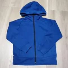 130cm UNIQLO　青フルジップパーカー
