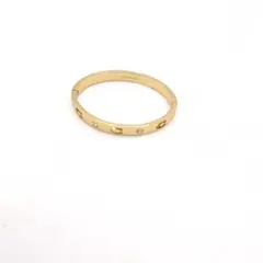 【美品】COACH コーチ　シグネチャー　バングル　ベージュ　ゴールドカラー