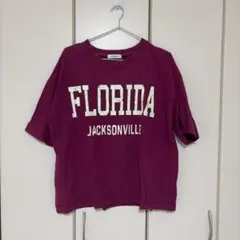 niko and... FLORIDA ロゴプリント 半袖Tシャツ